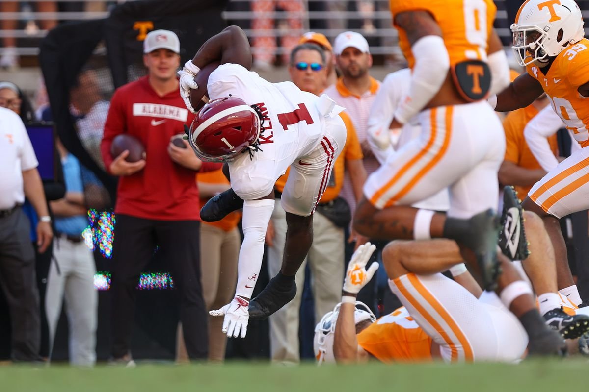 Alabama Crimson Tide Football Vs Tennessee Volunteers Football Match Player Stats