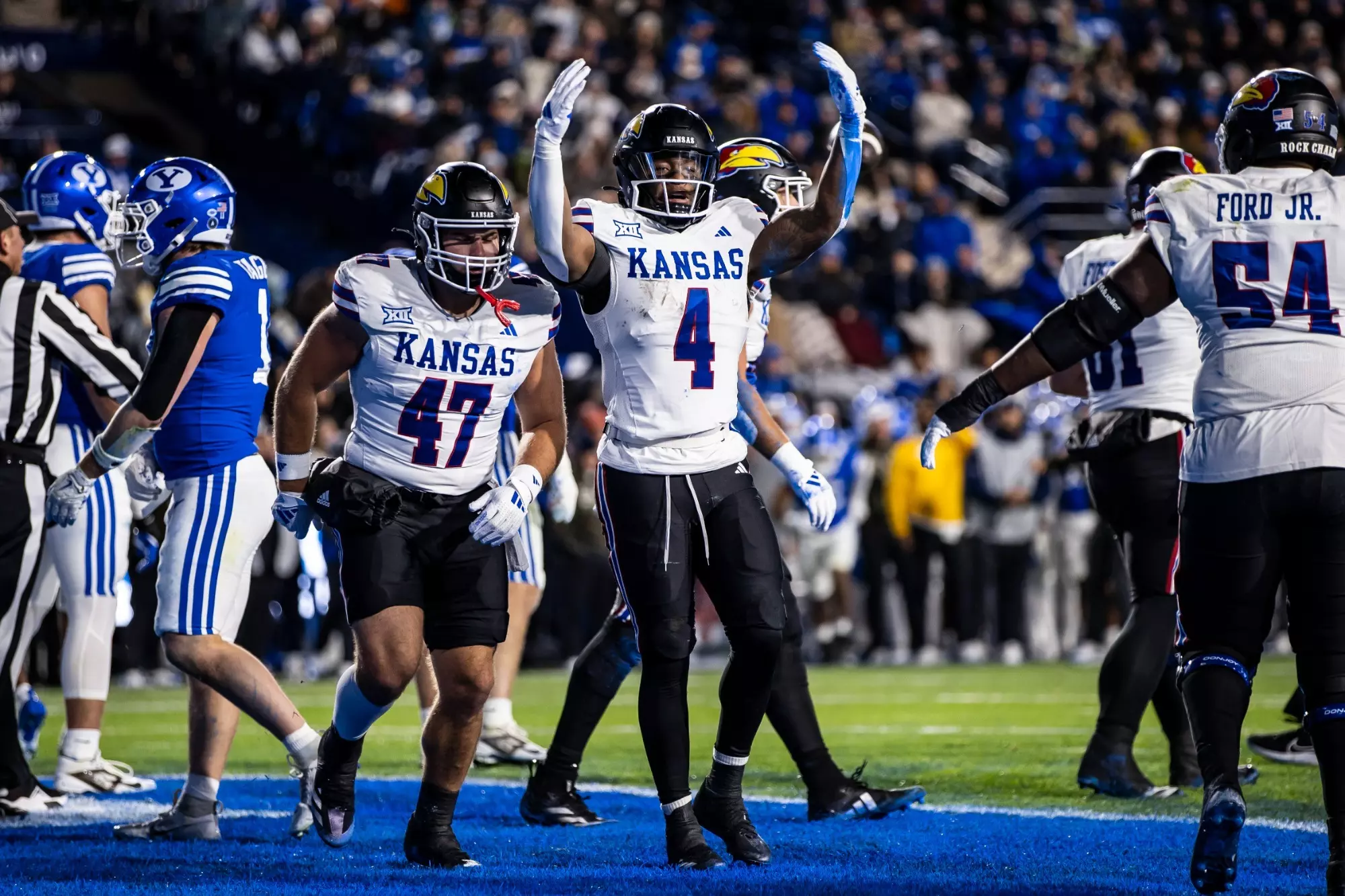 Kansas Jayhawks Football Vs Byu Football Match Player Stats