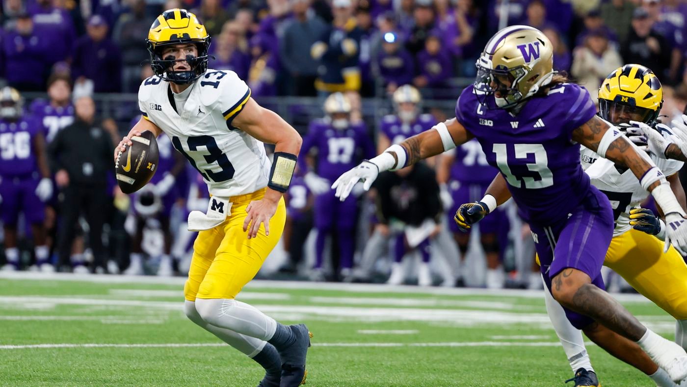 Michigan Wolverines Football Vs Washington Huskies Football Match Player Stats