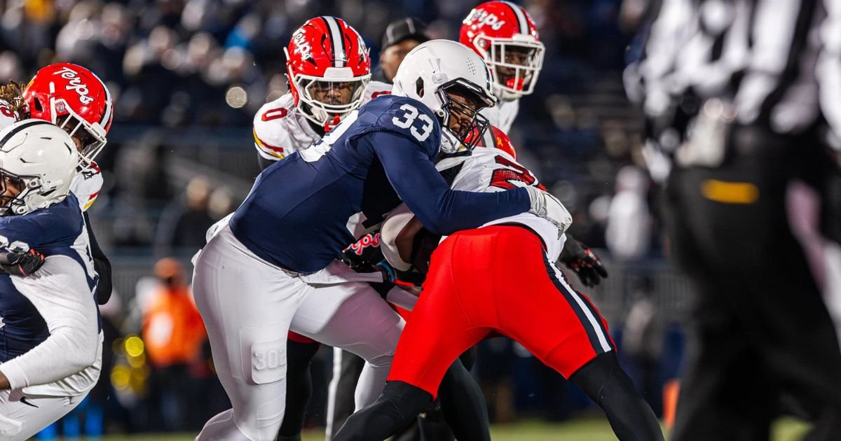 Maryland Terrapins Football vs Penn State Nittany Lions Football Match Player Stats 