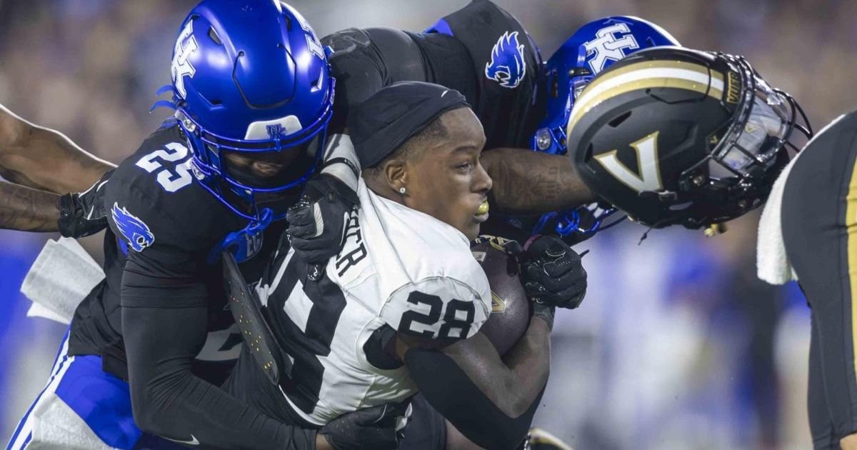 anderbilt Football vs UK Football Match Player Stats 