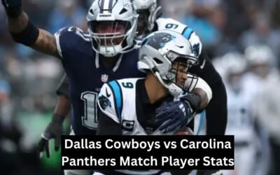 Dallas Cowboys vs Carolina Panthers Match Player Stats Dallas Cowboys vs Carolina Panthers Match Player Stats