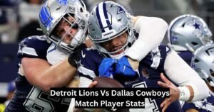 Detroit Lions Vs Dallas Cowboys Match Player Stats