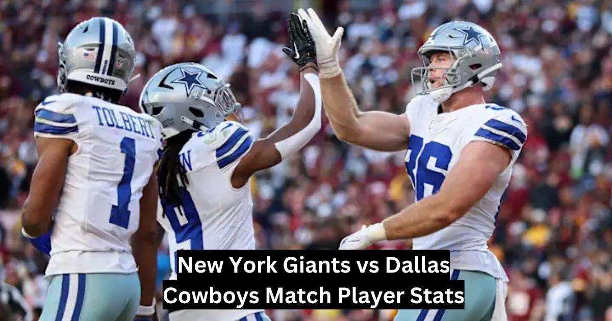 New York Giants vs Dallas Cowboys Match Player Stats