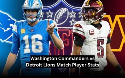 Washington Commanders vs Detroit Lions Match Player Stats Washington Commanders vs Detroit Lions Match Player Stats