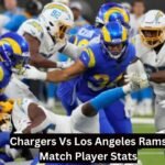 Chargers Vs Los Angeles Rams Match Player Stats